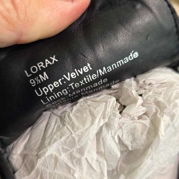 Steve Madden Lorax Smoking Loafers Black Velvet Embroidered Mens 9.5 Excellent main image 6